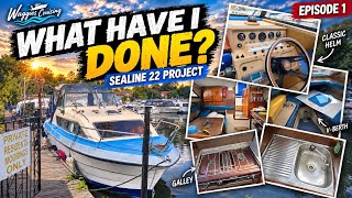 I Bought This Tired Sealine 22… WHAT HAVE I DONE?! 😳 | Project Boat Ep.1