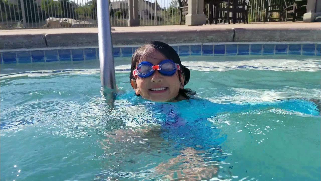 5yearold swim progress (part 1) YouTube