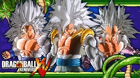 [PC] DRAGON BALL Xenoverse: SSJ5 Goku, SSJ5 Vegeta & SSJ5 Gogeta | Mods Showcase #02