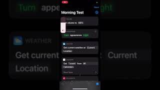 How to create an automated morning greeting with Shortcuts