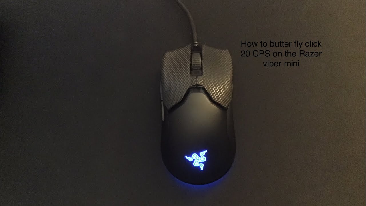 How To Butterfly Click 20 CPS On The Razer Viper Mini 
