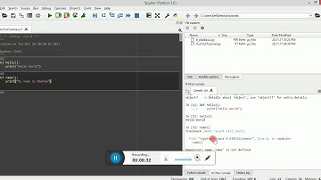 01 Basic Python syntax and Intro to Spyder IDE