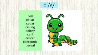 Letter C / Soft C Words / Phonics / ce ci cy