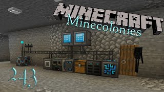 Just automating smelting in MineColonies Ep243