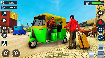 Tuk Tuk Auto Driving 3d Games - 3d Android, iOS Gameplay