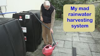 My mad rainwater harvesting system