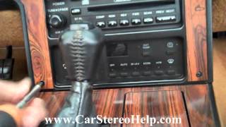 How to Chevrolet Corvette C3 Bose Stereo Radio stereo Removal 1984 - 1989 Cd Tape repair fix
