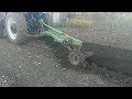 New holland Пахота огорода Польским 4-х корпусным плугом