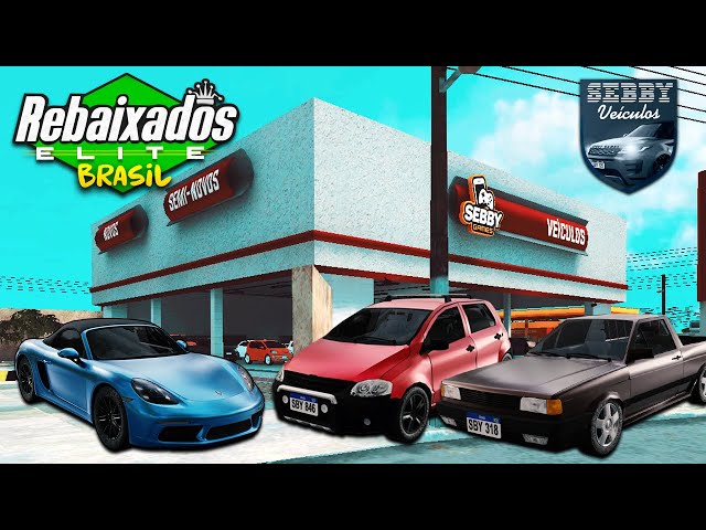 Rebaixados Elite Brasil - TOP 5 CARROS BATIDOS NO JOGO 😱 