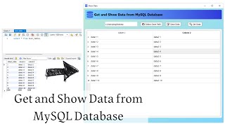 PyQt5 Programs | Get and Show Data from MySQL Database