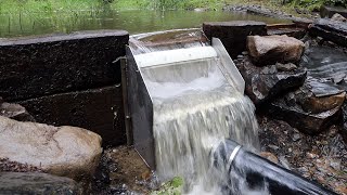 Hydroelectric custom stainless steel intake Part 2 Installation