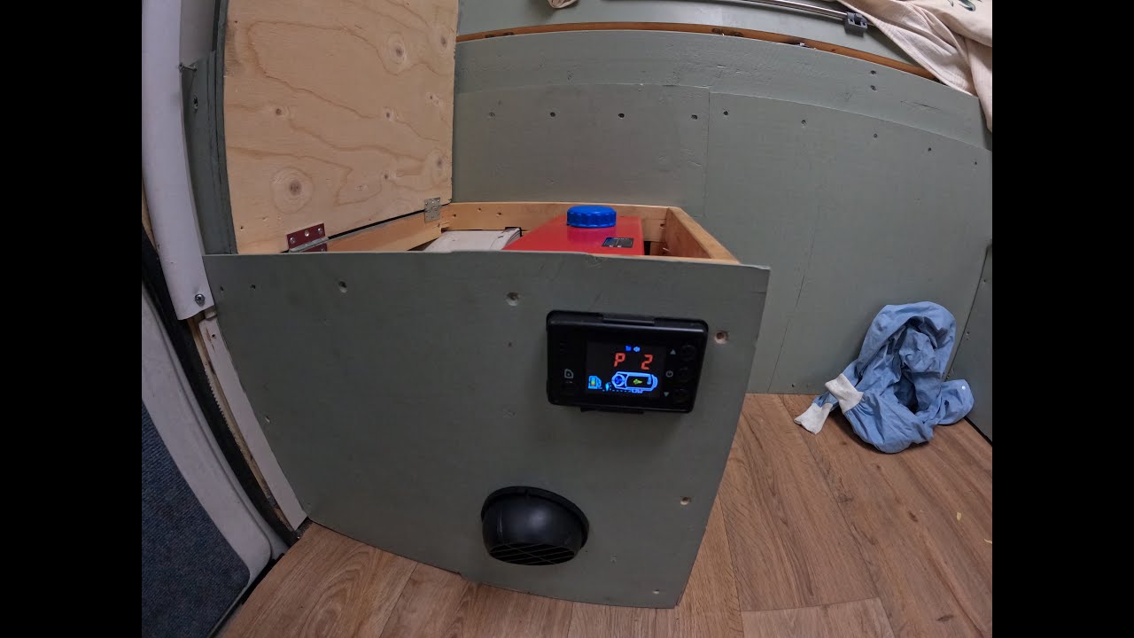 Retkiauto projekti! 5 kW diesel lämmittimen asennus auton asuintilaan.