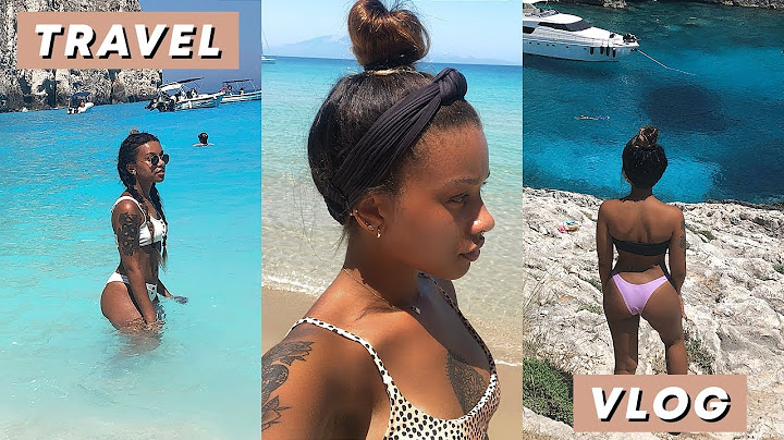 TRAVEL VLOG #1 | a week in zakynthos, greece. ☼✈︎