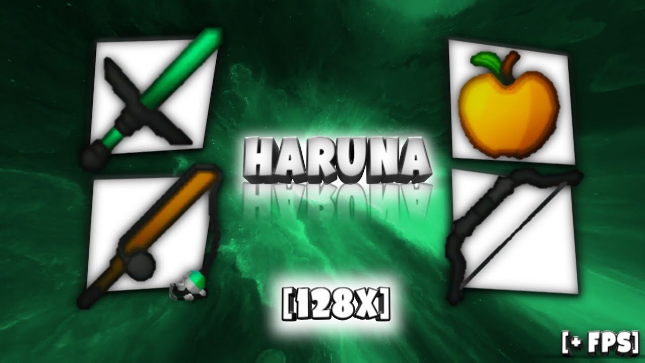 HARUNA [128x] MCPE texture pack pvp