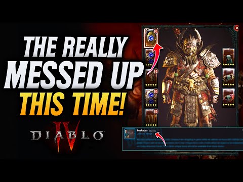 Diablo 4 Devs Messed Up Big Time! 100% Uniques Dropping Like Hot Cakes GLITCH!