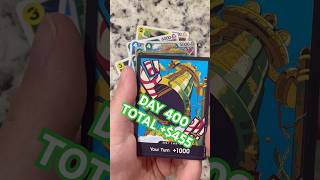 A Pack A Day Keeps the Money Away Day 400 #cards #packopening #onepiece #onepiecetcg #daily #anime