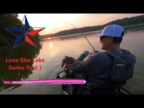 Purple Power- Kayak Bass Fishing Lone Star Lake