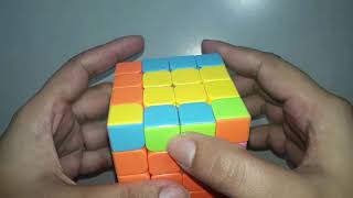 Solve a 4x4 rubik's cube in bangla ...