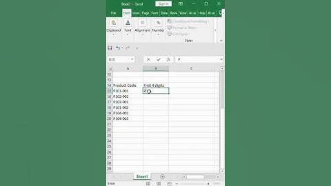 How to Extract the First 4 Digits in Excel Using Flash Fill | Excel Flash Fill |  Excel tricks
