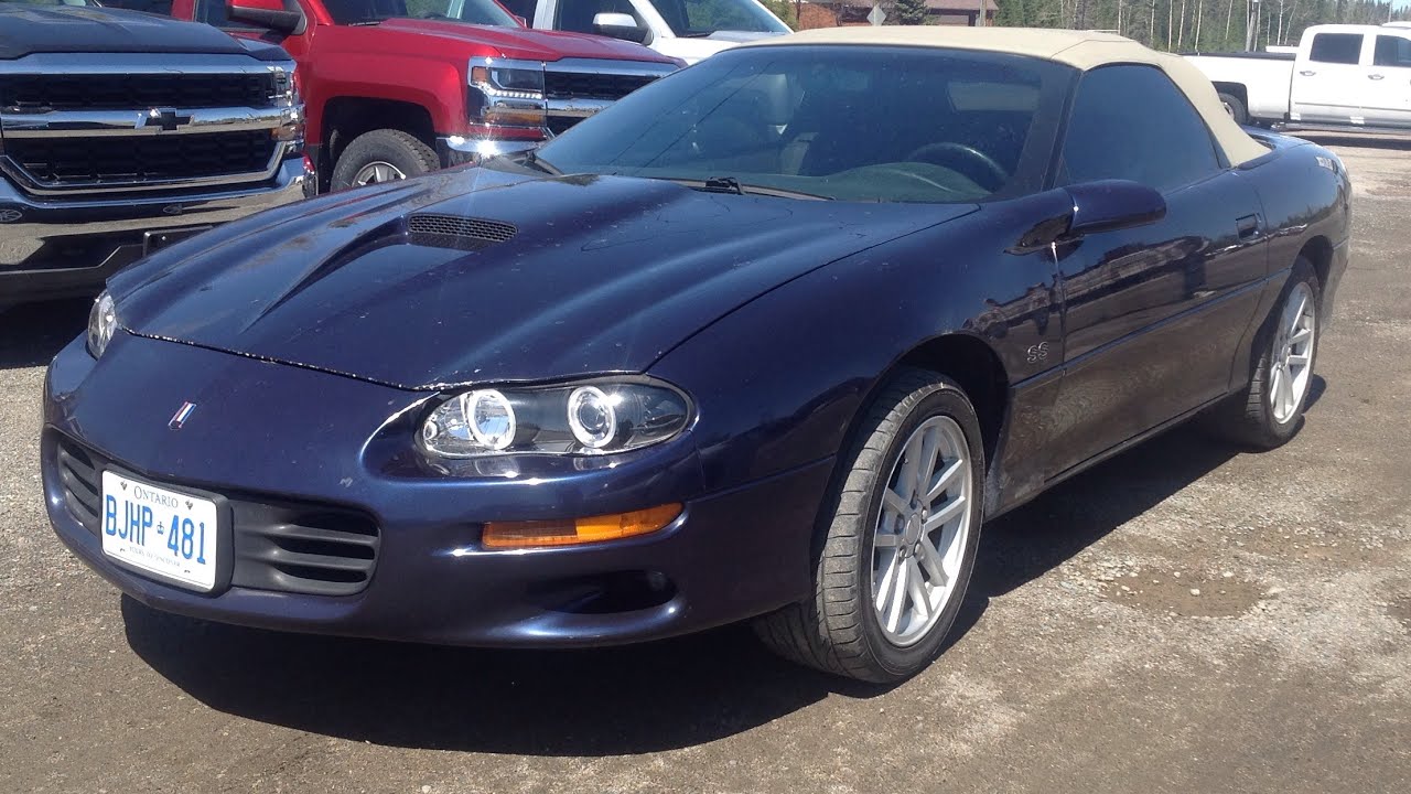 2000 Chevrolet Camaro Z28 Ss Convertible Start Up Exterior Interior Full Review