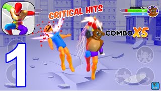 Merge Superhero Fighting - Gameplay Walkthrough Part 1 Tutorial Levels 1-10 (iOS,Android) screenshot 3
