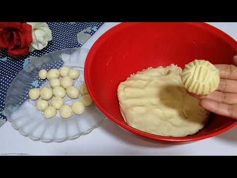 كحك العيد عملت من نص كيلو دقيق كيلو ونص من الكحك الدايب بمقادير مظبوطة زي المحلات