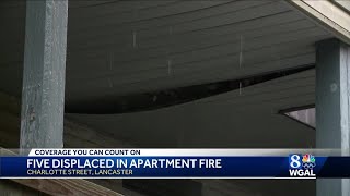 One child in hospital after Lancaster apartment fire