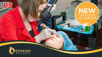 Cách vẽ, điêu khắc chân mày chuẩn theo khuôn mặt | Phun thêu lông mày công nghệ châu âu 2020 - P5