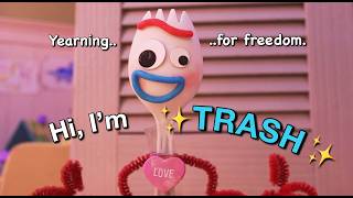 Forky having an existential crisis for 6 minutes straight
