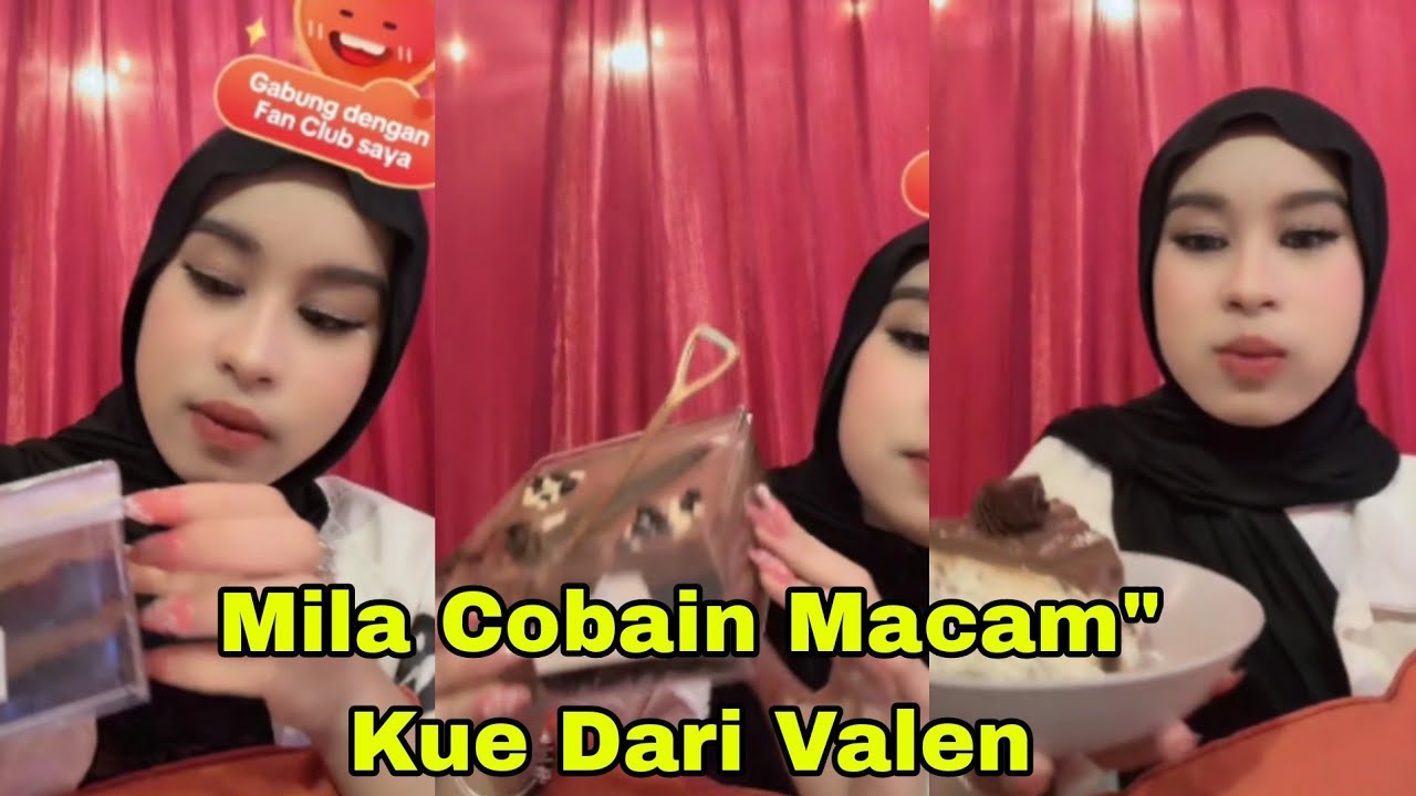 Мила ест разные пирожные от Валена, ну конечно же, так романтично!