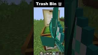 Minecraft Trash Bin 🗑️ 🤔