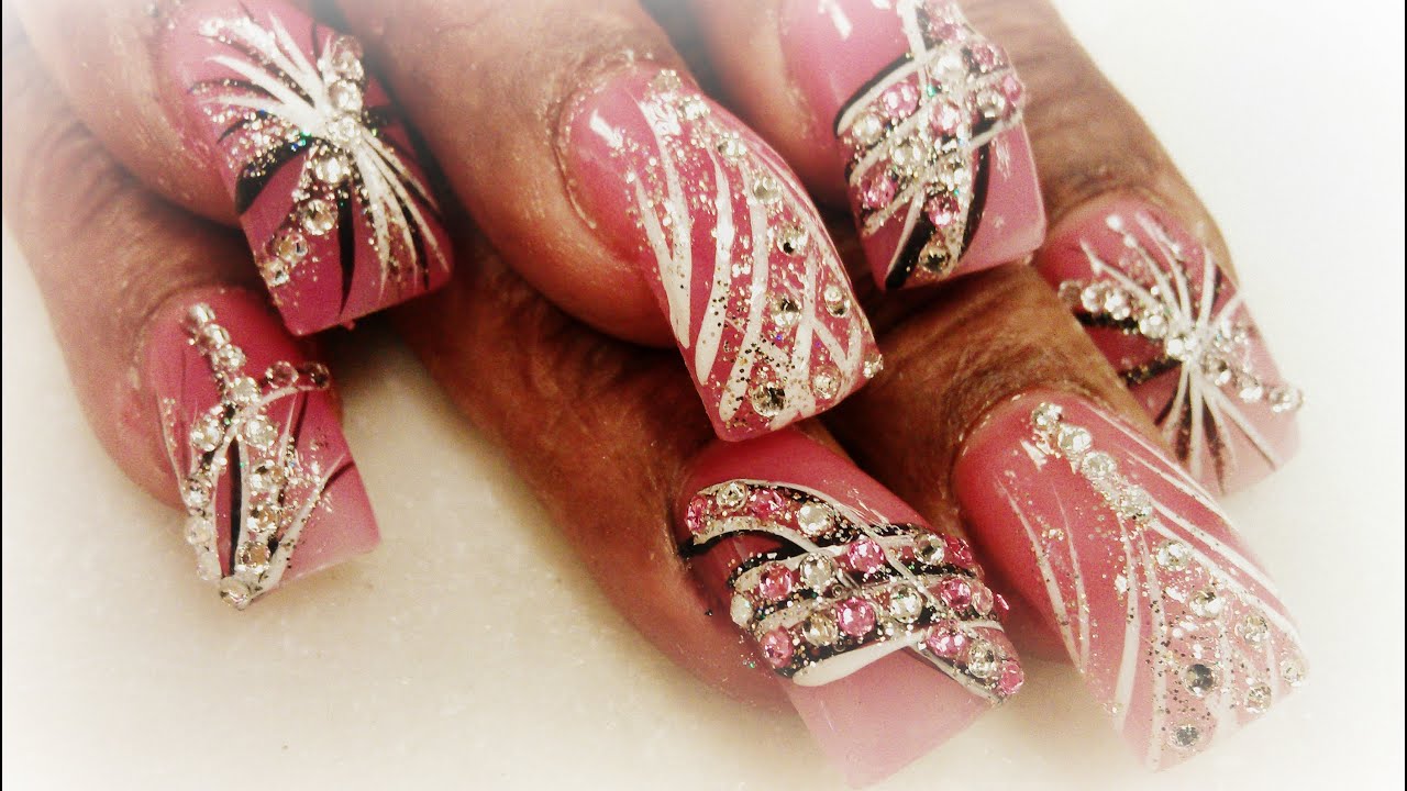 5. Bedazzled Nail Inspiration - wide 7