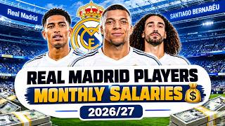 Information REAL MADRID PLAYERS' SALARIES 2026/27 💰 | How Much Does Every Player Earn Guide