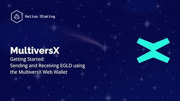 Sending and Receiving EGLD using the MultiversX Web Wallet