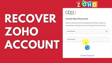 How To Reset Zoho Mail Account - Reset Password