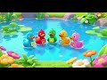 Five Little Ducks Learn Colors at the Pond | Nursery Rhymes & Kids Songs