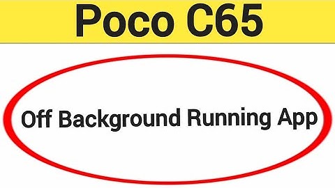 How to turn off background running app,Poco C65 me auto launch app Kaise off Karen