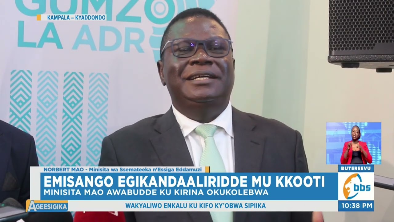Emisango Egikandaaliridde mu Kkooti , Minisita mao Awabudde ku Kirina Okukolebwa. #Ageesigika