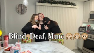 Blind, Deaf, Mute Baking Challenge!!