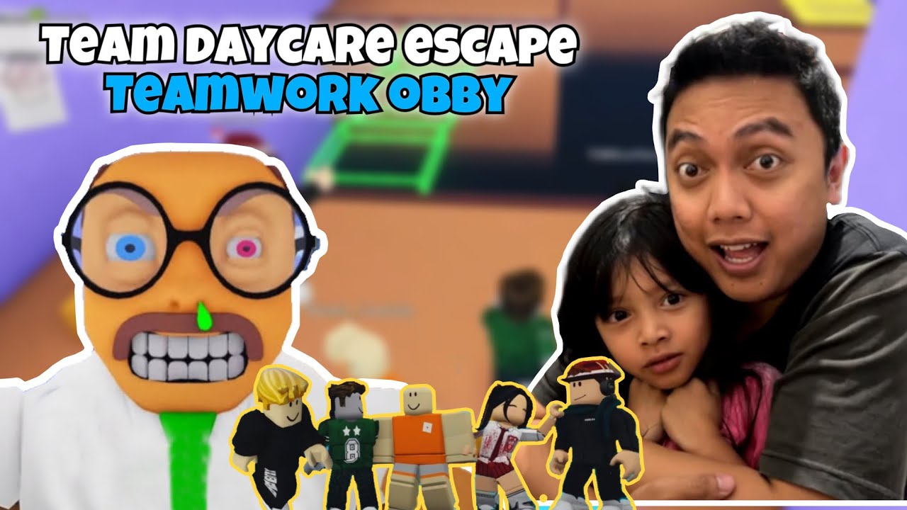 Roblox Team Daycare Escape (TEAMWORK OBBY) Roblox Indonesia - YouTube