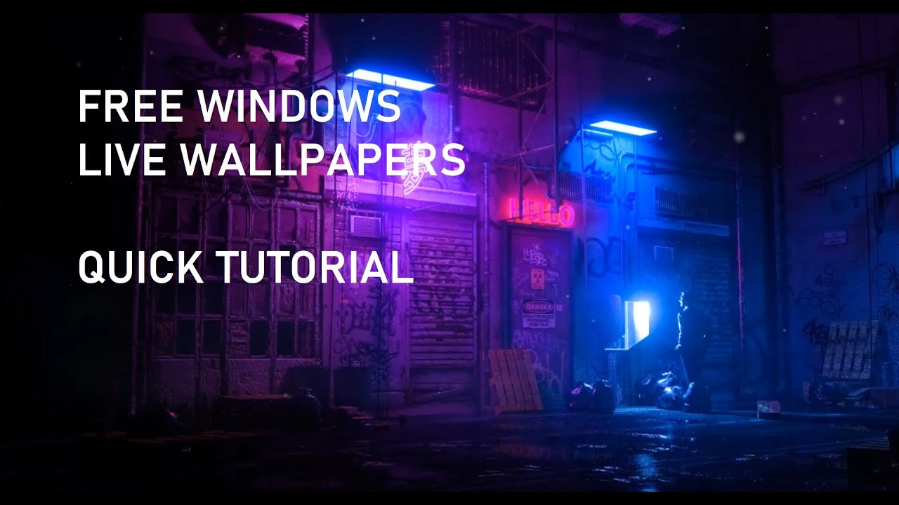 How To Get Lively Wallpapers Windows [FREE] - YouTube