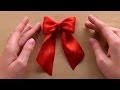 How to Tie a Bow with Ribbon 🎀 Easy tutorial - Gift wrapping ideas - Gift Ribbon