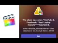 Erreur de trame fcpx  requestcvpixelbufferforframe renvoy  creusez avec geek