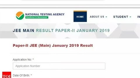 JEE MAINS 2020 =PAPER2 (B. Arch.) Results declared. link in description.