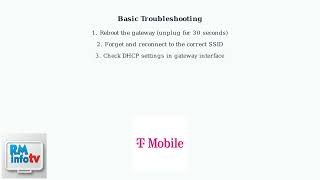 How To Fix T-Mobile Internet Not Connecting To Devices – SSID Split, 2.4/5GHz & DHCP