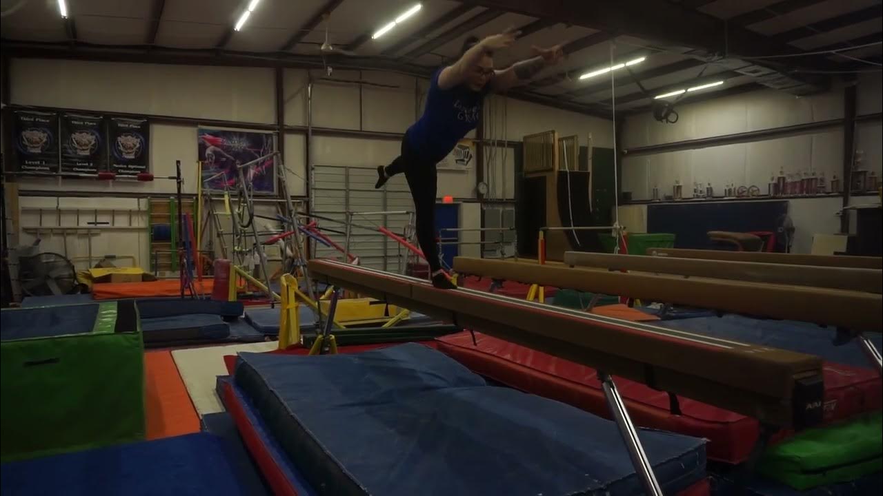Beginner beam routine YouTube