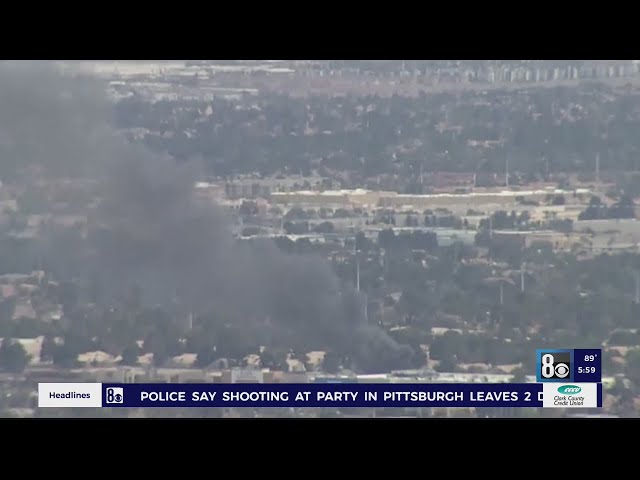 Shocking Walmart fire pics reveal HUGE smoke cloud over Las Vegas