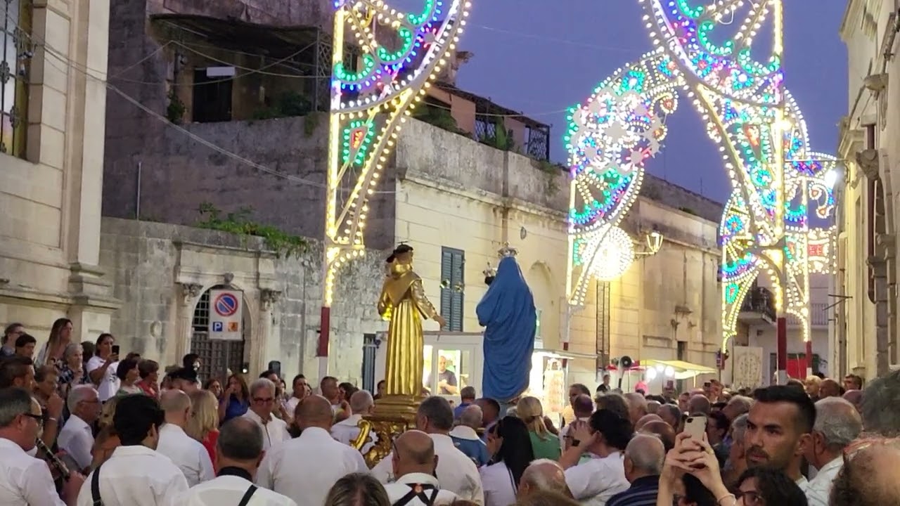 Castrignano dei Greci (Le) uscita processione S. Antonio di Padova - 22 agosto 2023