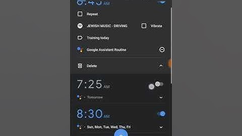 Google Assistant Routines using Android Clock App