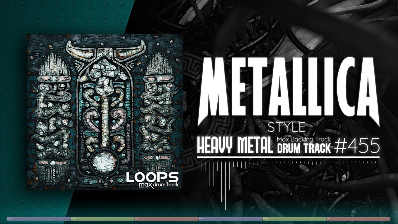 Heavy Metal Drum Track / Metallica Style / 130 bpm